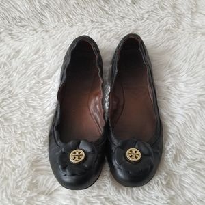 Tory Burch Leather Flats, Sz.10M